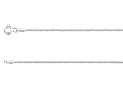 Sterling Silver 0.9mm Mini Snake   Chain 1640cm Unhallmarked 100   Recycled Silver