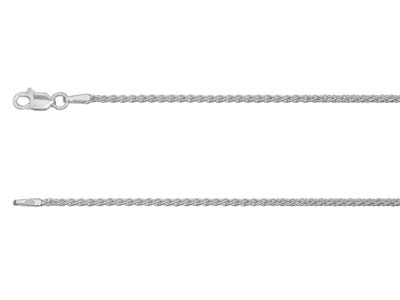 Sterling Silver 1.5mm Spiga Chain   18