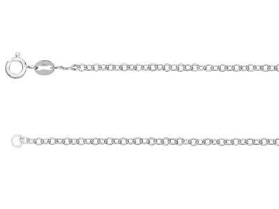 Sterling Silver 2.3mm Trace Chain   16