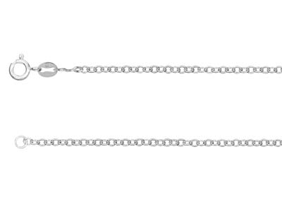 Sterling Silver 2.3mm Trace Chain   18