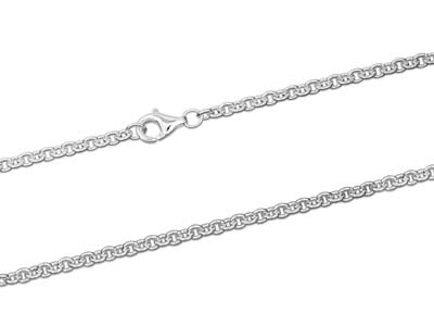 Sterling Silver 3.0mm Cable Chain   18