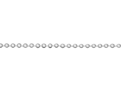 Sterling Silver 1.0mm Ball Chain    18