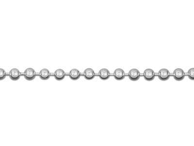Sterling Silver 1.5mm Ball Chain    18