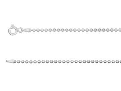 Sterling Silver 2.0mm Ball Chain    1640cm Unhallmarked 100 Recycled Silver