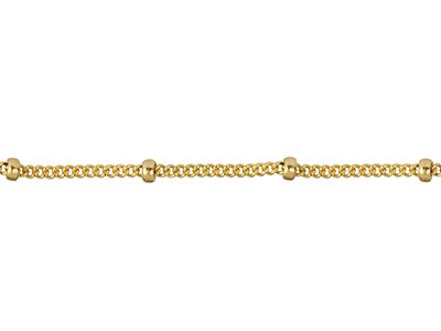 Gold Filled 1.0mm Loose Saturn     Chain