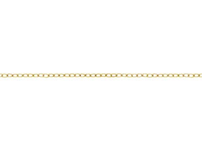 Gold Filled 1.3mm Loose Plain Trace Chain