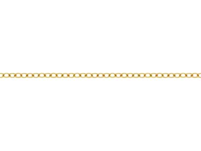 Gold Filled 1.75mm Loose Hammered  Trace Chain