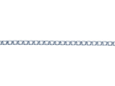 Sterling Silver 1.6mm Loose Curb   Chain, 100 Recycled Silver