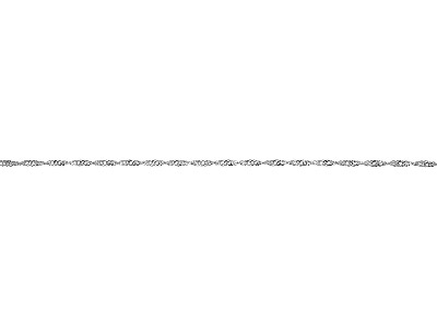 Sterling Silver 2.2mm Loose Twisted Curb Chain - Standard Image - 1