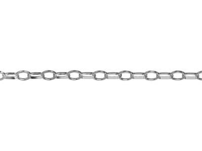 Sterling Silver 4.45mm Loose Oval   Belcher Chain, 100 Recycled Silver