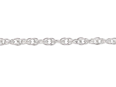 Sterling Silver 1.8mm Loose Rope   Chain - Standard Image - 1
