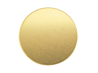 9ct Yellow Gold Blank Fb01500      1.00mm X 15mm Fully Annealed Round 15mm, 100% Recycled Gold - Standard Image - 1
