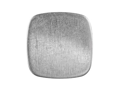 Sterling Silver Blank Kc8222 1.00mm Fully Annealed Cushion 12.8mm, 100 Recycled Silver