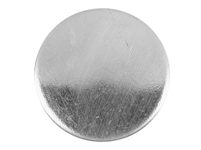 Fine Silver Blank Fb01200 1.00mm   X12mm Half Hard Round 12mm, 100%   Recycled Silver - Standard Image - 1