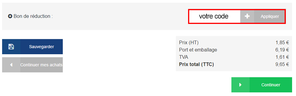 Comment utiliser mon bon de réduction