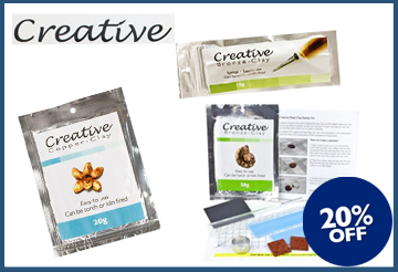 20% off Creative Clay