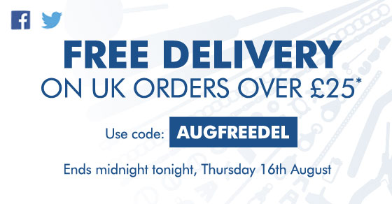 Free Delivery on UK orders over £25*