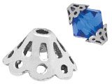 NEW Silver Bell Caps UNDER £6!