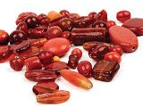 NEW Rustic Red Glass Bead Mix ONLY £2.99!