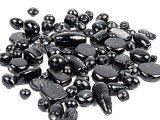 NEW Black Glass Bead Mix ONLY £2.99!