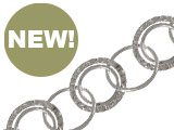 NEW Silver Hammer & Plain Interlink Loose Chain