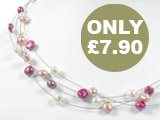 Cultured Freshwater Pearl Necklet - Only £7.90!