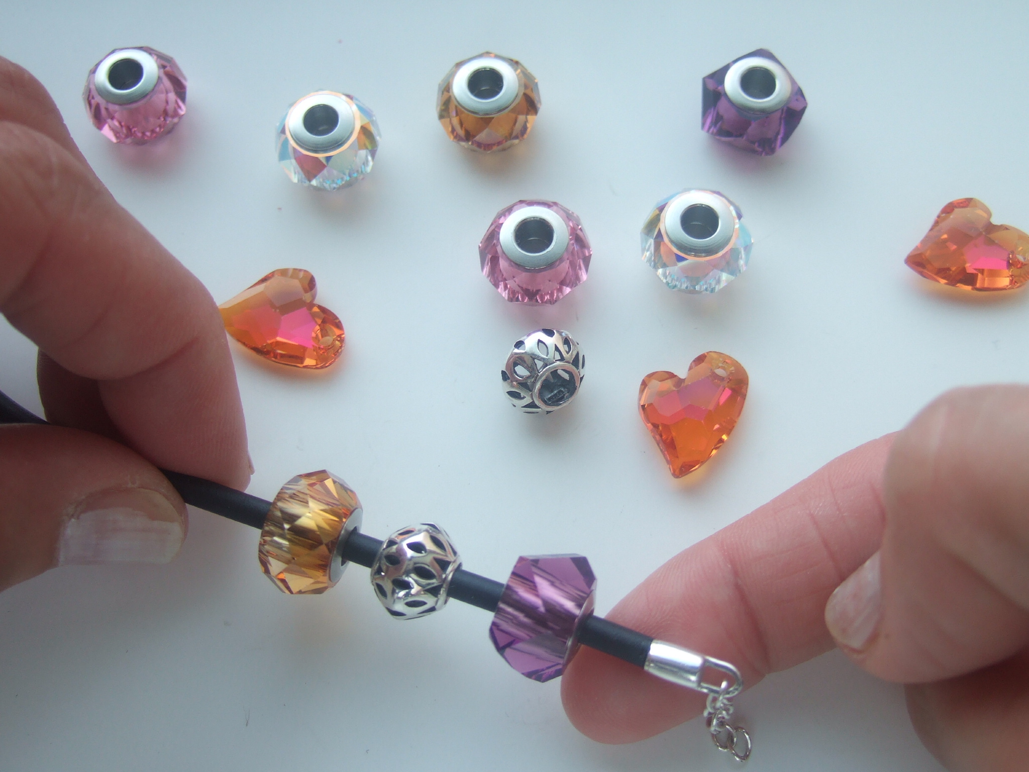 How To Make A Swarovski Crystal Bracelet The Bench How To Make Swarovski Bracelets Heart Bracelet