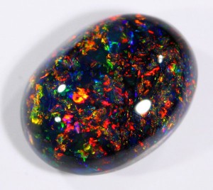 black opal gemstone