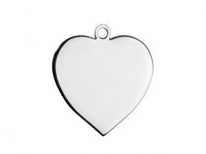 Sterling Silver Heart Blank