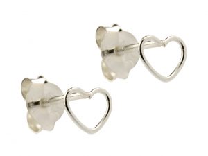 Sterling Silver Heart Earrings