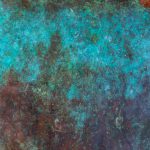 copper sheet after the patina process