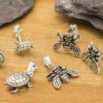 Sterling Silver Tortoise and Bee Design Jewellery