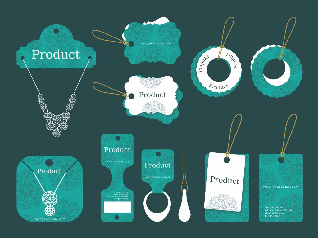 set of jewellery products