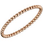 rose gold beaded ring