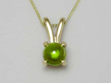 Prong on sale setting necklace