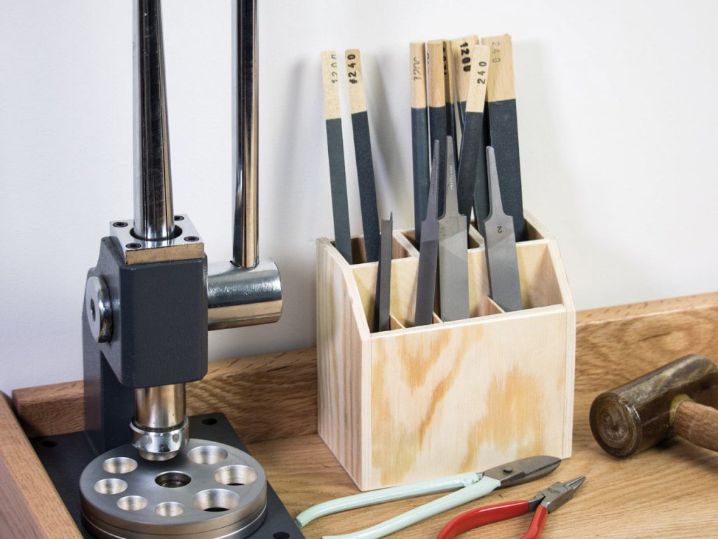 Wooden File Stand