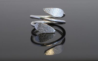 wrap leaf ring