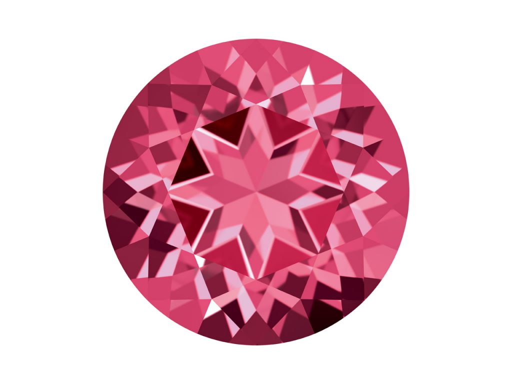 blazing red topaz