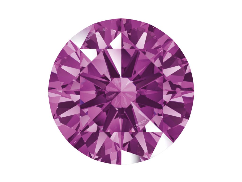 fancy purple zirconia