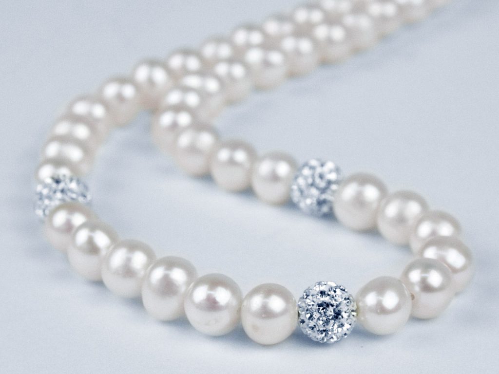 Fresh Water Pearl and Crystal Bridesmaid Jewellery