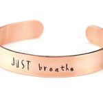 metal stamped bangle