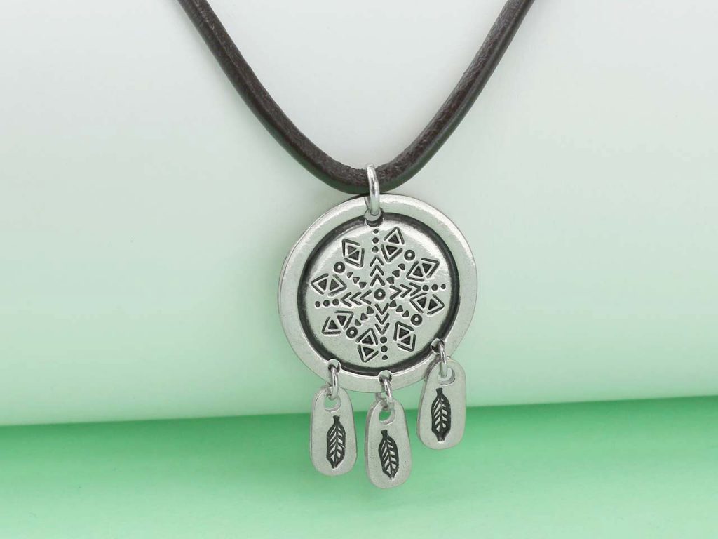 feather necklace