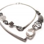 Rutlated Quartz and Herkimer Diamonds Necklace