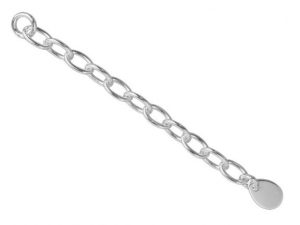 Sterling Silver extender trace chain