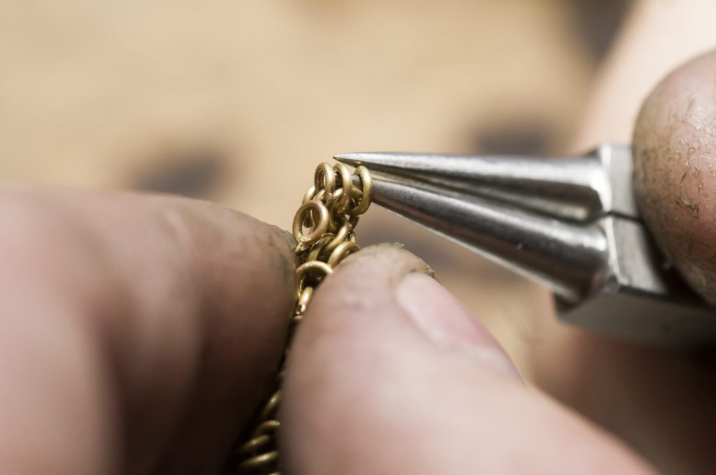 Gold Jewellery Before Going Into A Jewellery Cleaner