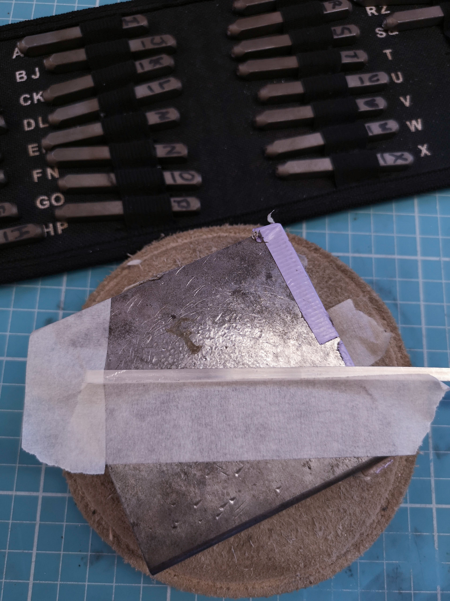 How to make a Hand Stamped Ring The Bench