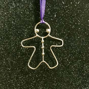 Create this gingerbread man tree decoration - Step 11