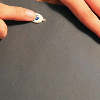 Create these Cloisonné earrings - Step 9