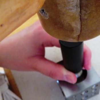 forming domes for star drop earrings