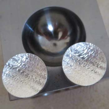 finished domes for dangle star earrings
